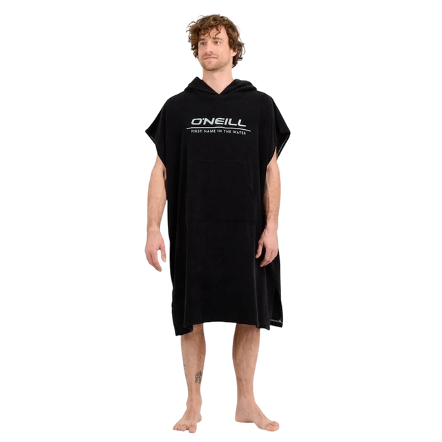 Poncho Toalla Adulto Negro O'Neill