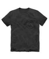 Polera Sojourn Pocket Tee Bright Black Outerknown