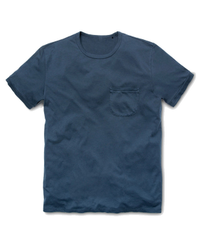 Polera Sojourn Pocket Tee Indigo Outerknown