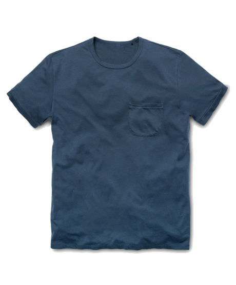 Polera Sojourn Pocket Tee Indigo Outerknown