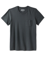 Polera Groovy Pocket Tee True Black Outerknown