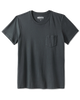 Polera Groovy Pocket Tee True Black Outerknown