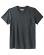 Polera Groovy Pocket Tee True Black Outerknown