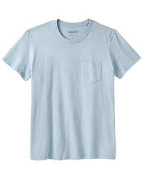 Polera Groovy Pocket Tee Sky Ride Outerknown