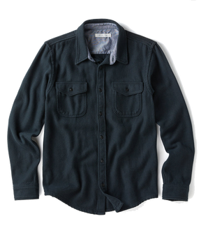 Camisa Blanket Shirt Pitch Black Outerknown