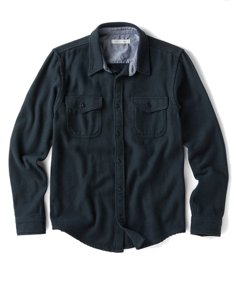 Camisa Blanket Shirt Pitch Black Outerknown