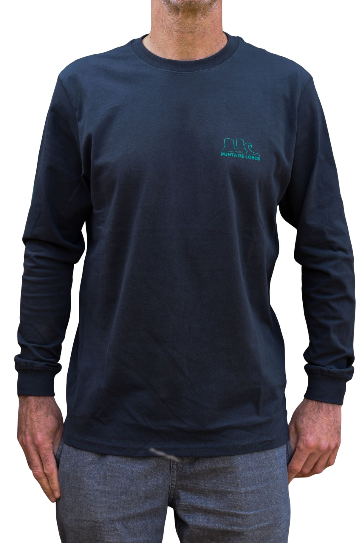 Polera Manga Larga Negra Punta de Lobos