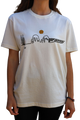 Polera Manga Corta Blanca Punta de Lobos