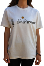 Polera Manga Corta Blanca Punta de Lobos
