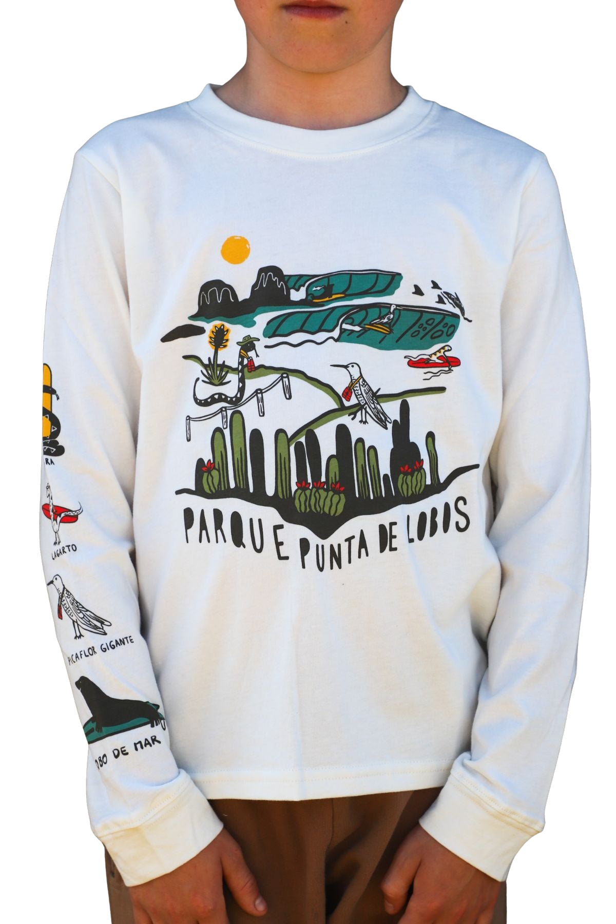 Polera Manga Larga Niño Punta de Lobos