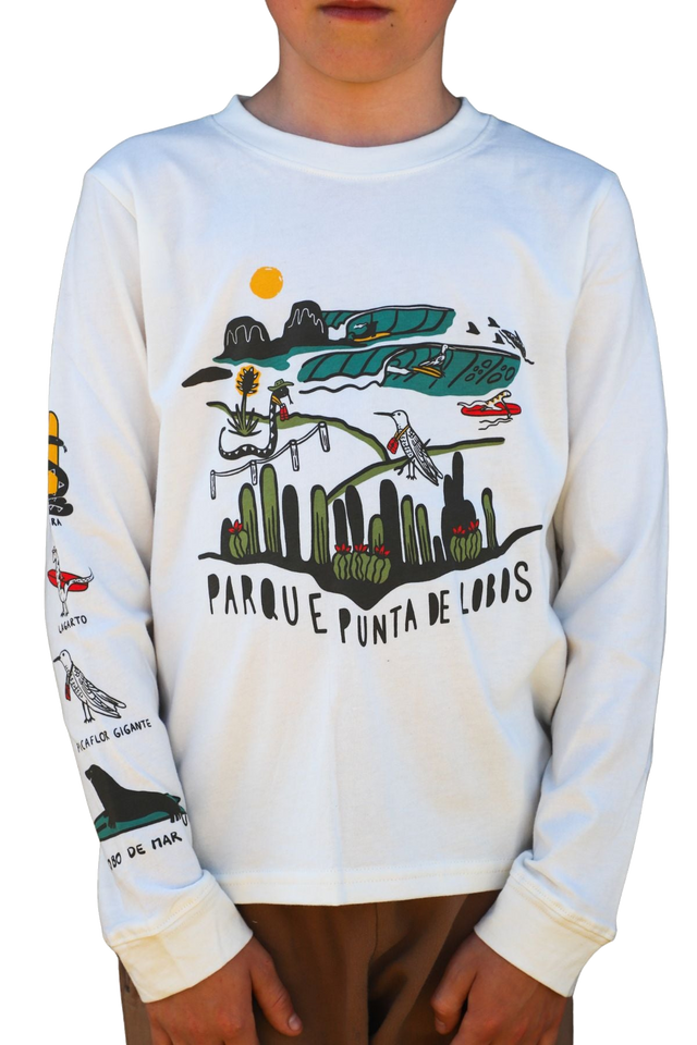 Polera Manga Larga Niño Punta de Lobos