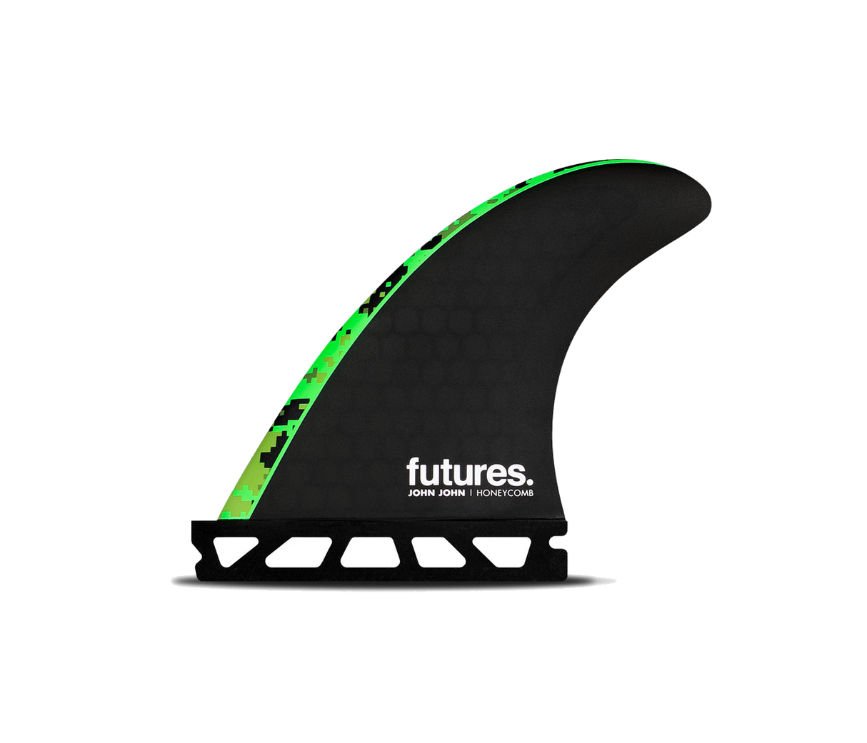 Quillas JJF Grom HC Thruster - Black/Green Futures