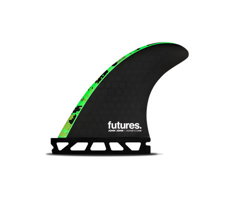 Quillas JJF Grom HC Thruster - Black/Green Futures