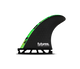 Quillas JJF Grom HC Thruster - Black/Green Futures