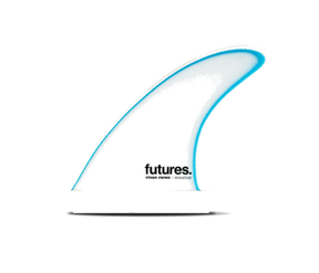 Quillas Ethan Ewing Medium FG Thruster - White/Blue Futures