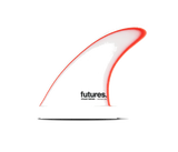 Quillas Ethan Ewing Large FG Thruster - White/Red Futures