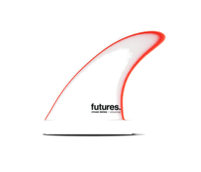 Quillas Ethan Ewing Large FG Thruster - White/Red Futures