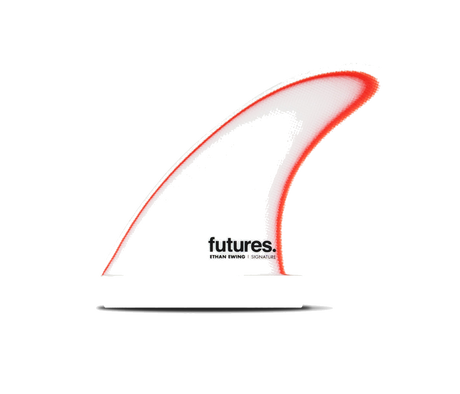 Quillas Ethan Ewing Large FG Thruster - White/Red Futures