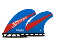 Quillas Stretch ST-1 HC Quad - Blue/Red Futures