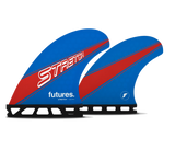 Quillas Stretch ST-1 HC Quad - Blue/Red Futures