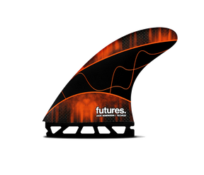 Quillas Jack Robinson Large TF Thruster - Orange Futures