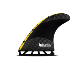Quillas JJF Medium Techflex Thruster - Digi Yellow Futures