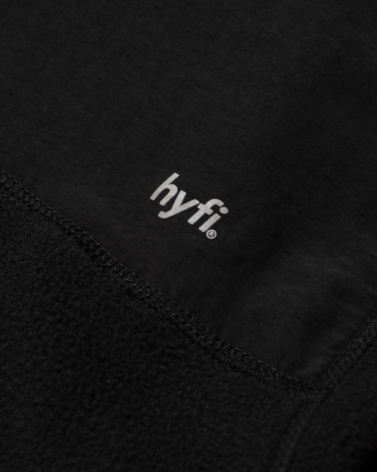 JS Hyfi Zip Up Polar Fleece Black