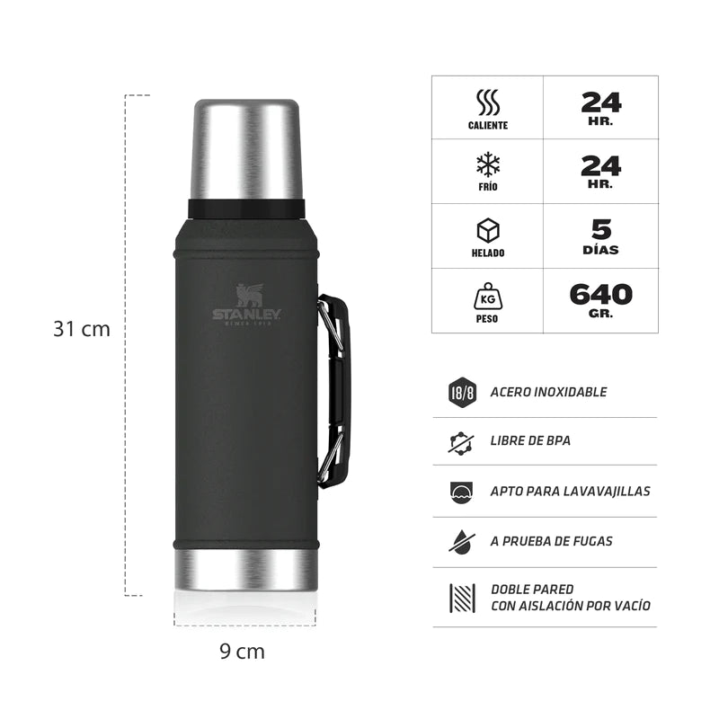 Termo Classic Bottle 0.95 Lt Stanley