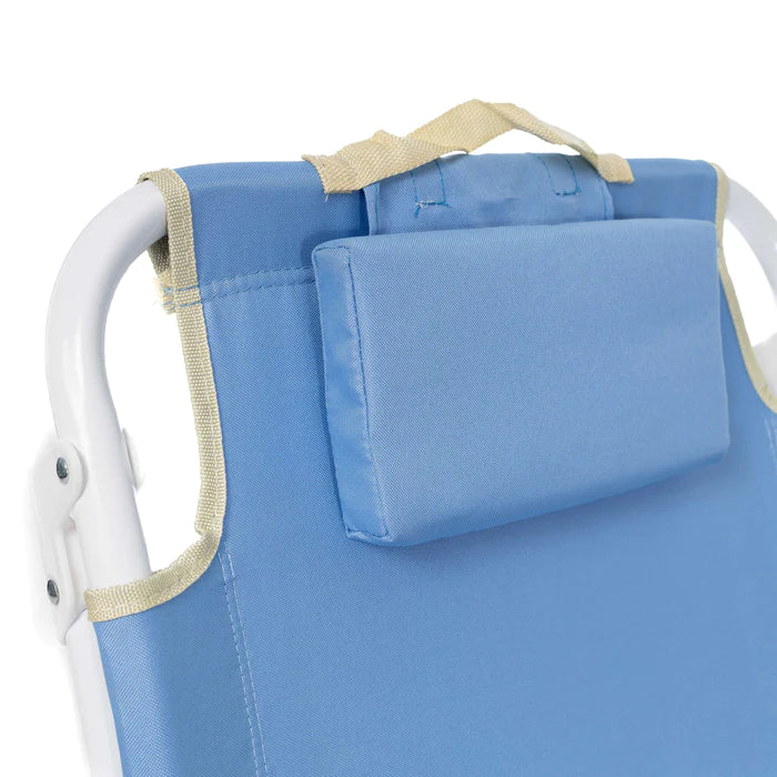 Silla De Playa Mochila Celeste Dryhood