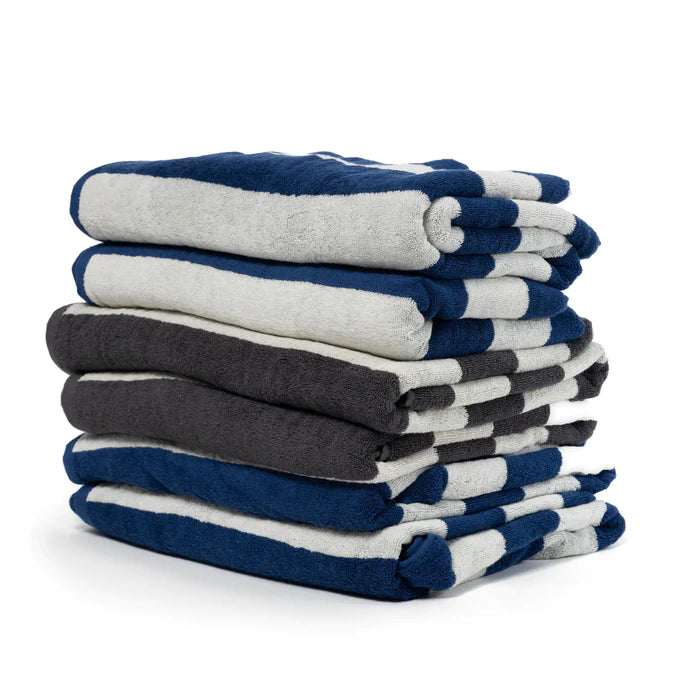 Toalla Playa Líneas Azul Dryhood
