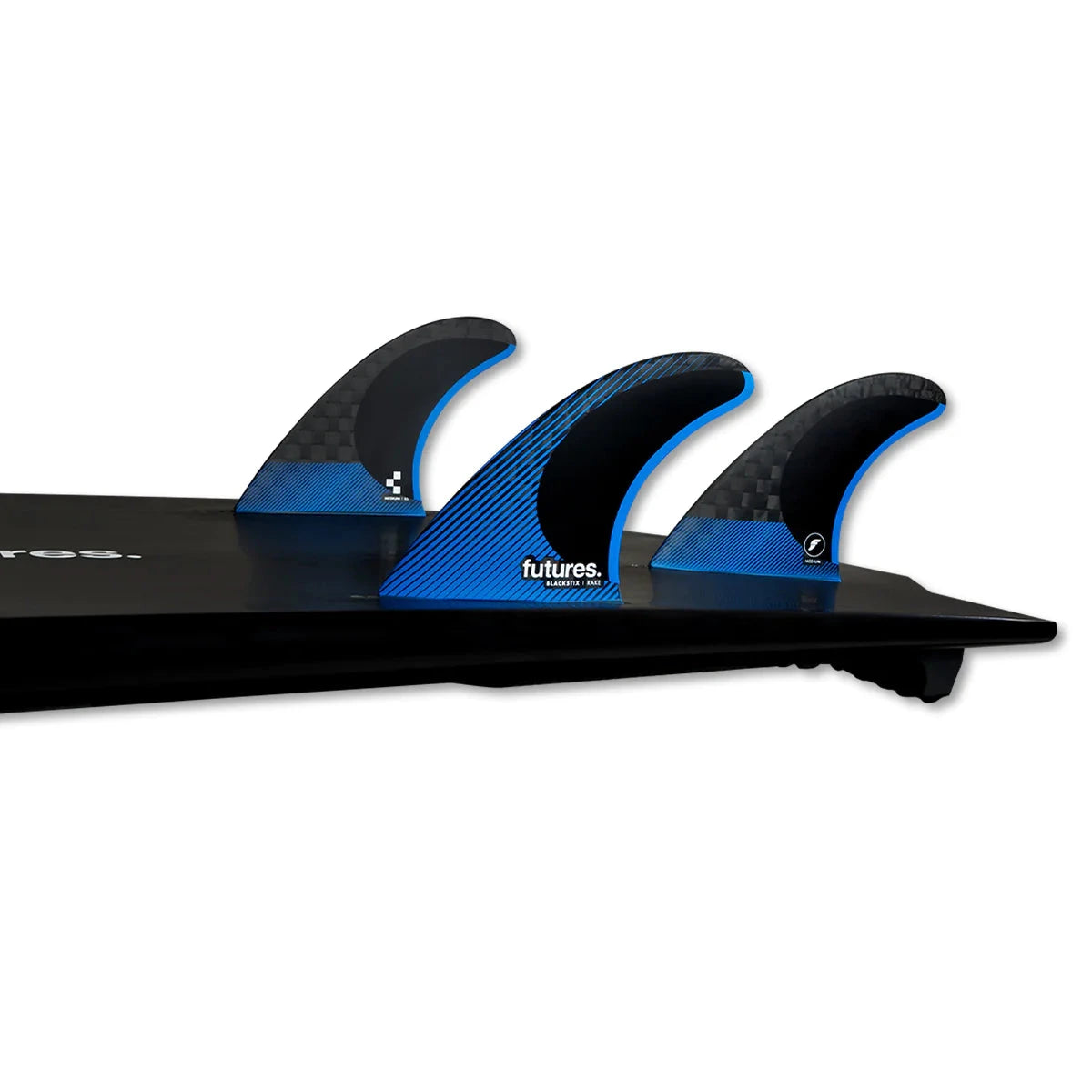 Quillas R6 Blackstix Thruster Medium Futures