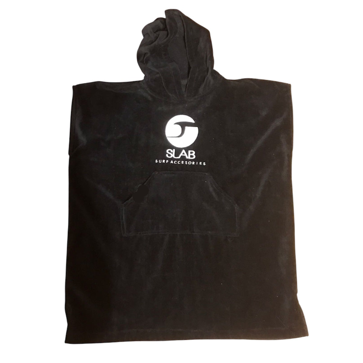 Poncho Toalla Negro Niño Slab Surf