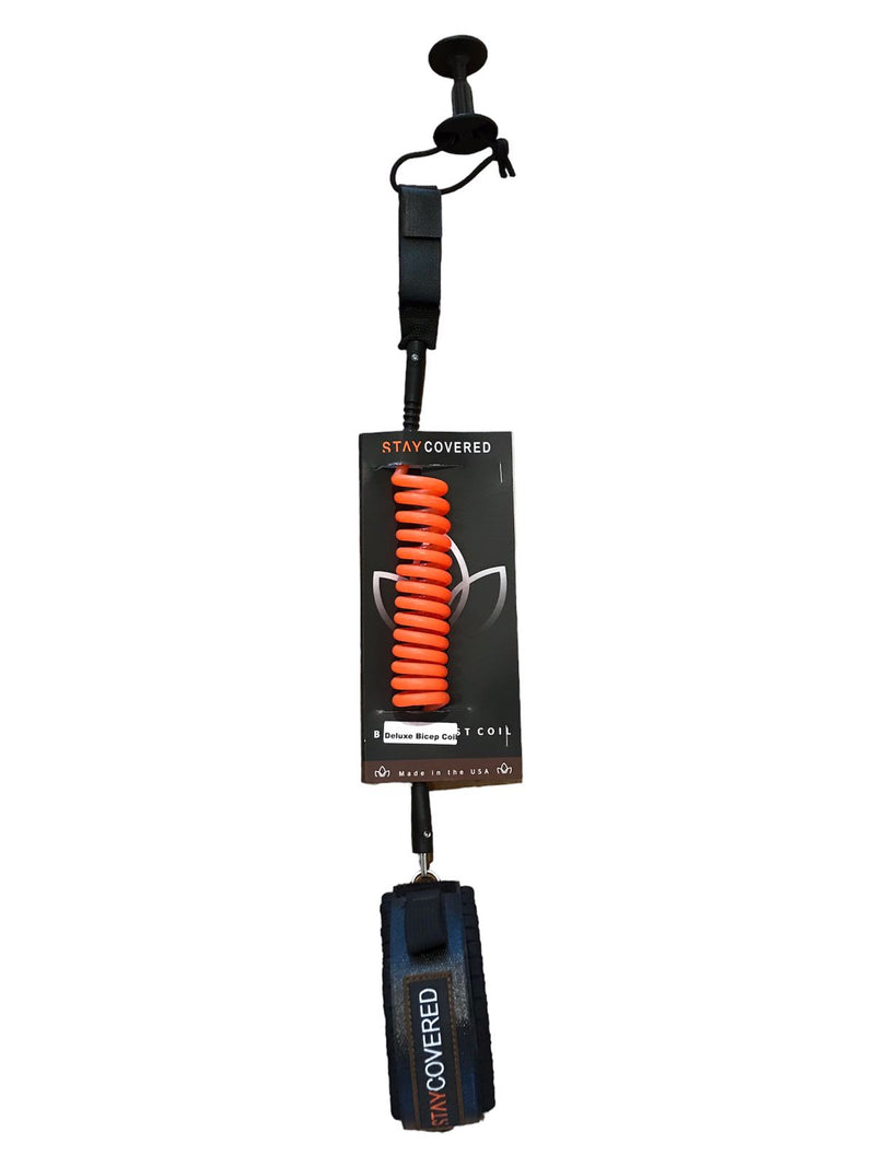 Leash Deluxe Bicep Coiled Bodyboard Stay Covered