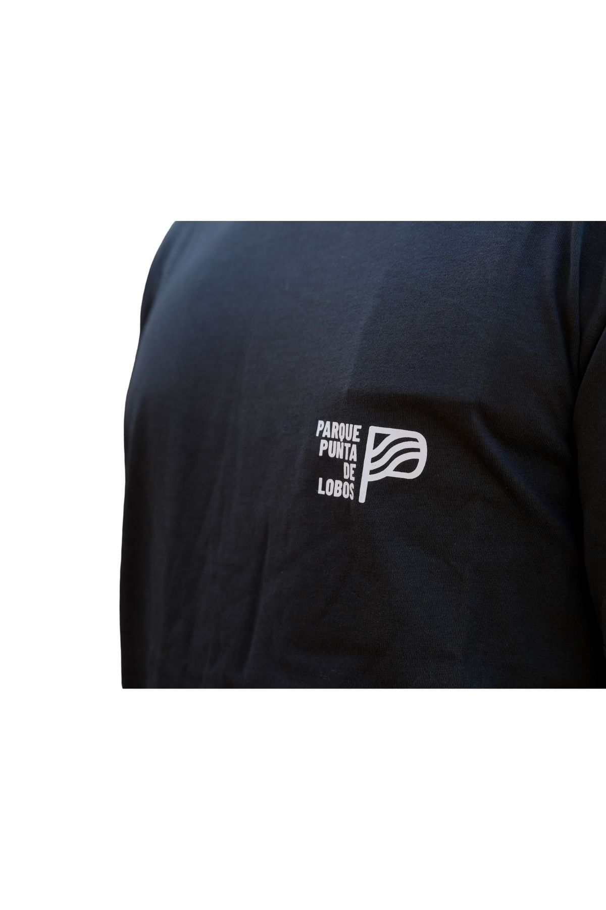 Polera Manga Corta Negra Punta de Lobos