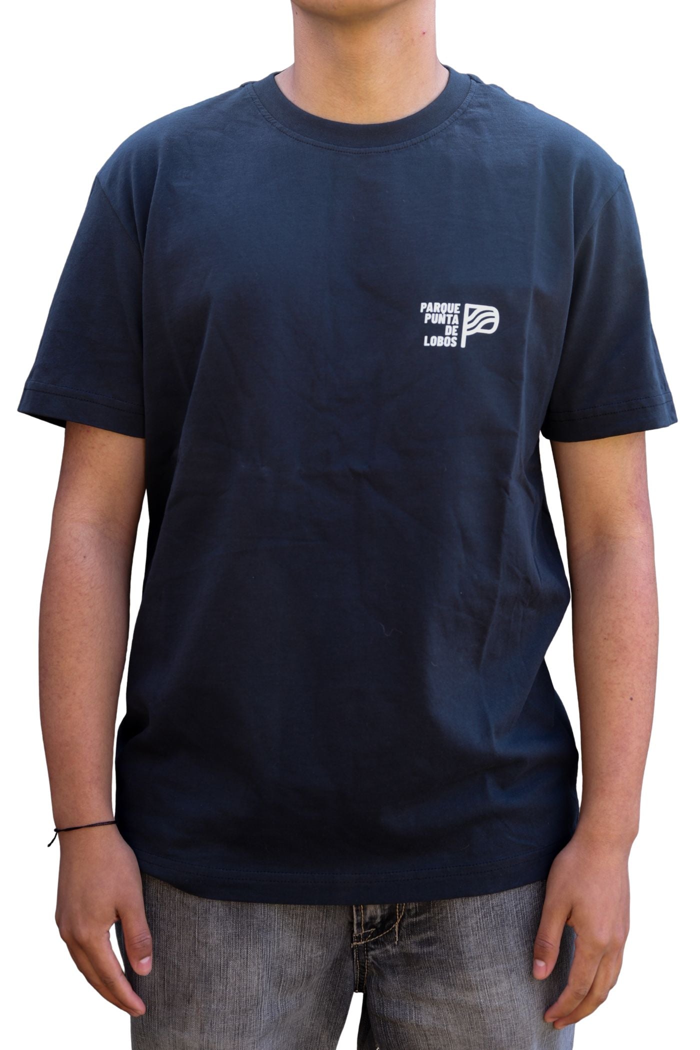 Polera Manga Corta Negra Punta de Lobos