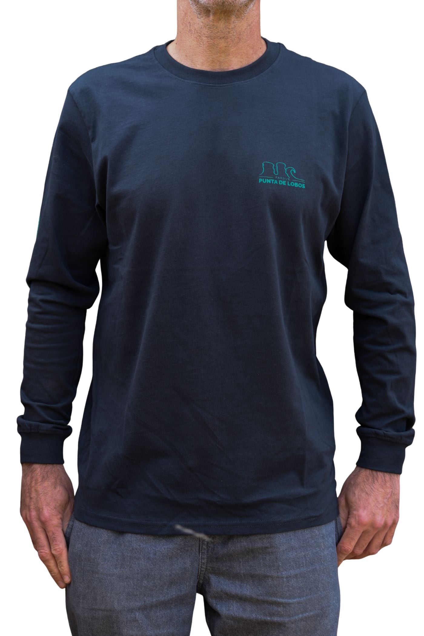 Polera Manga Larga Negra Punta de Lobos