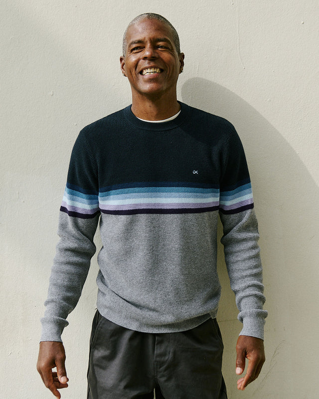 Chaleco Nostalgic Sweater Lilac Rainbow Outerknown