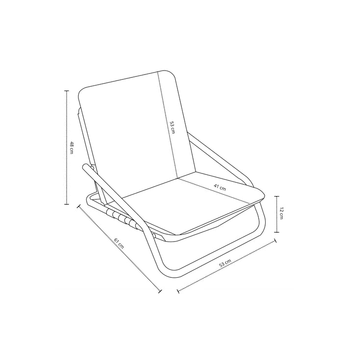 Silla De Playa Low Beige Dryhood