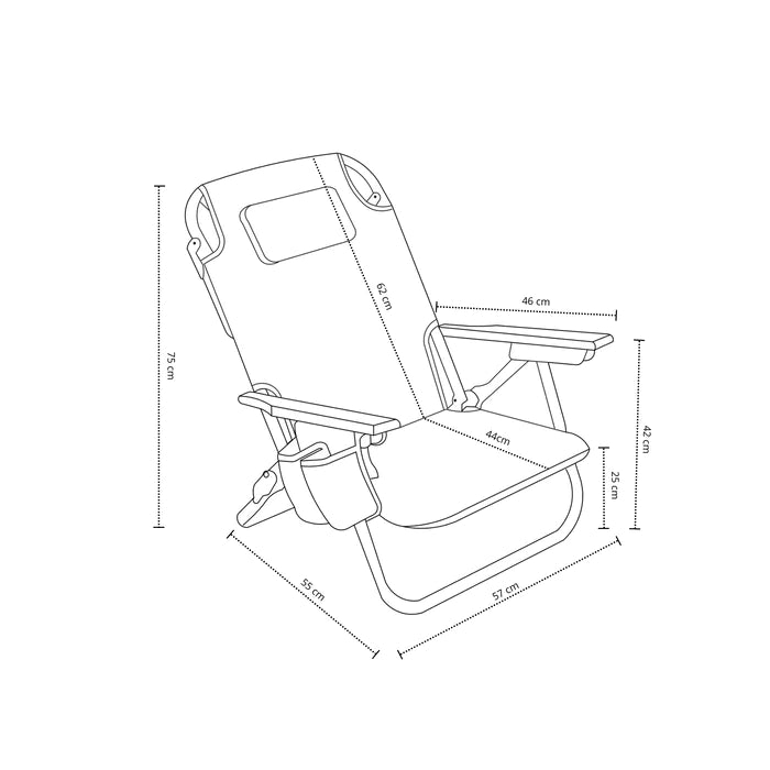 Silla De Playa Mochila Lines Dryhood