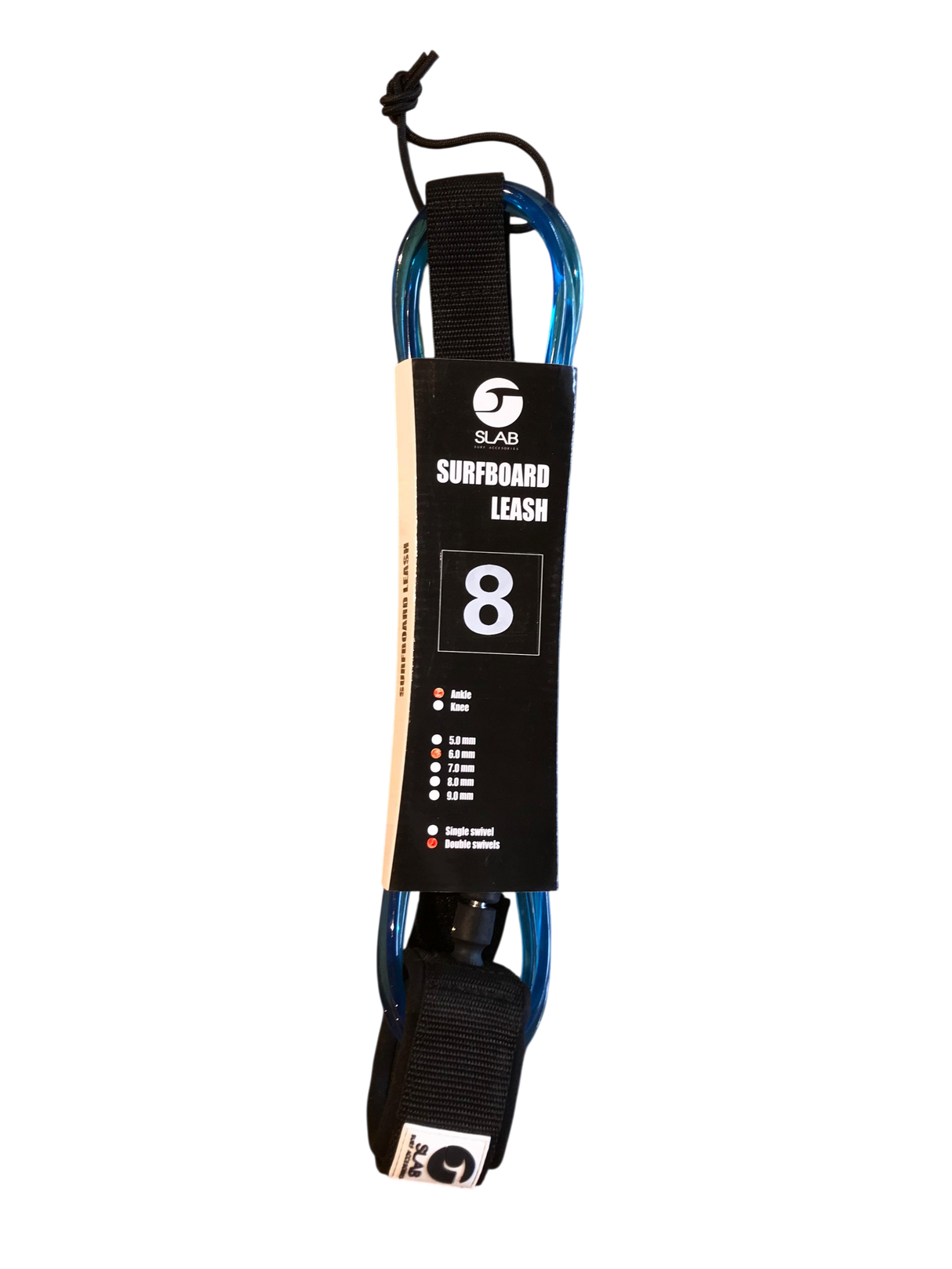 Leash de Surf 8 Pies 6mm Slab Surf