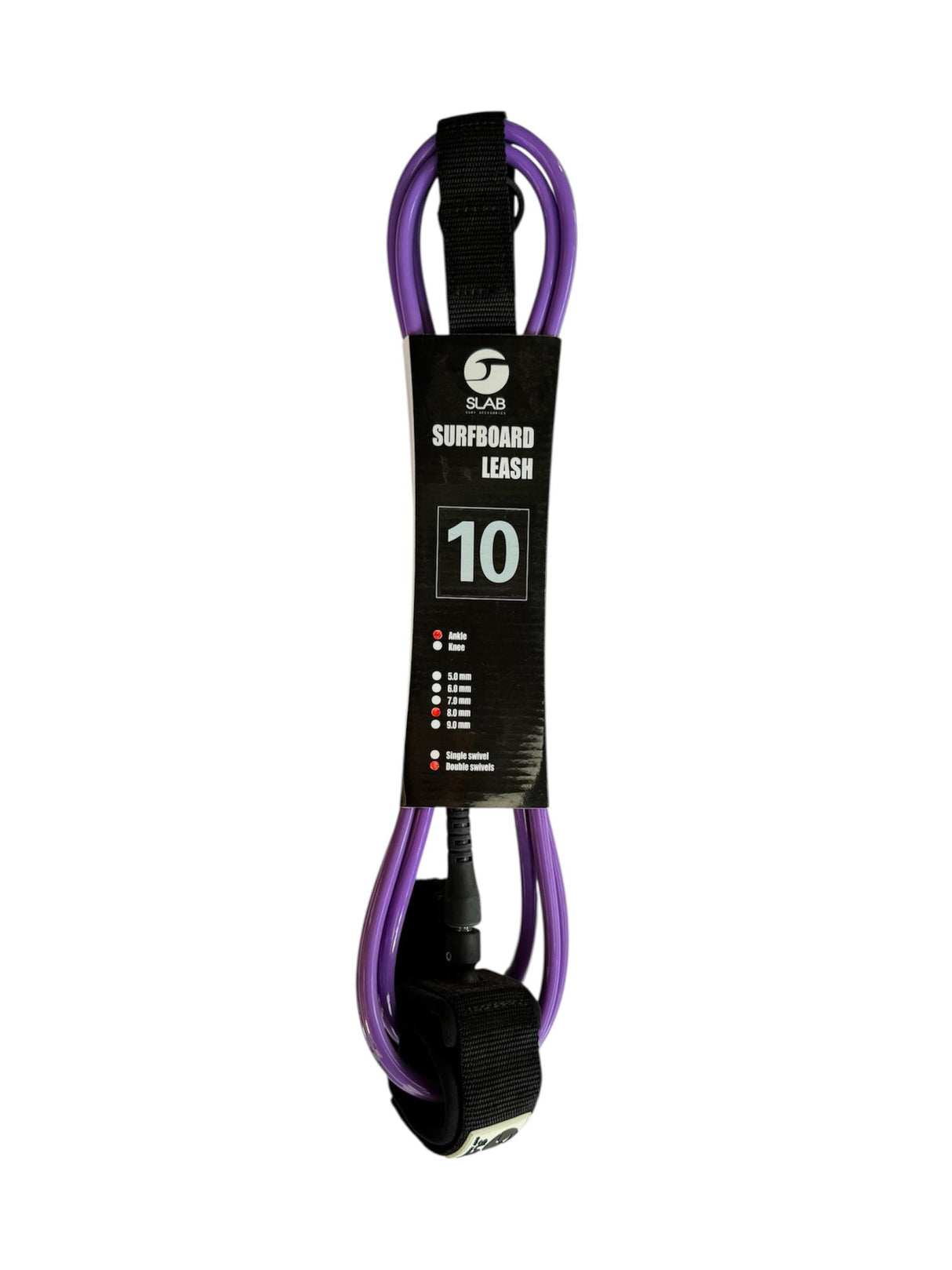 Leash 10 pies 8mm Slab Surf