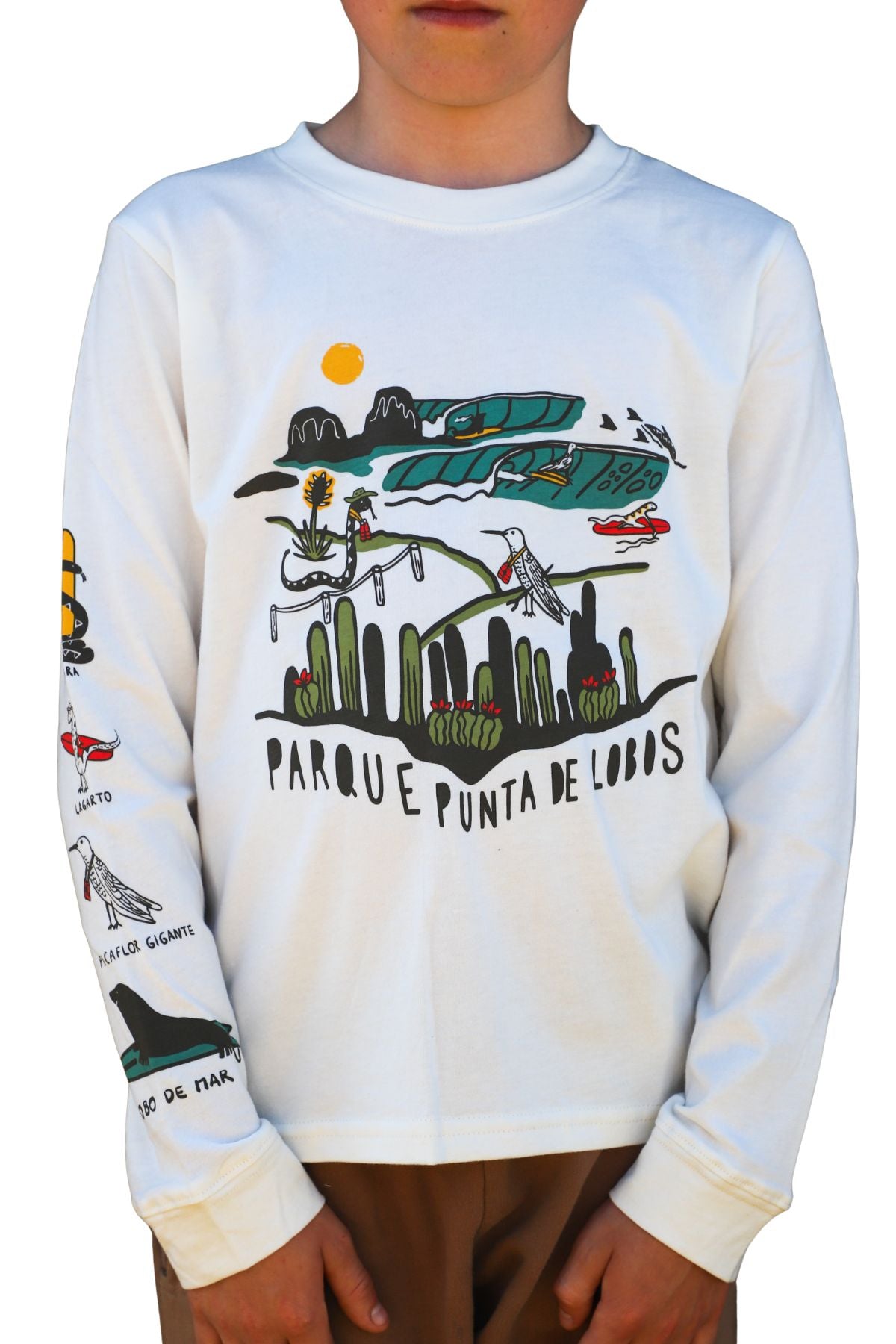 Polera Manga Larga Niño Punta de Lobos