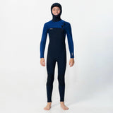 Traje Neopreno Niño Hyperfreak 5/4mm Chest Zip Hood Twilight Blue O'Neill