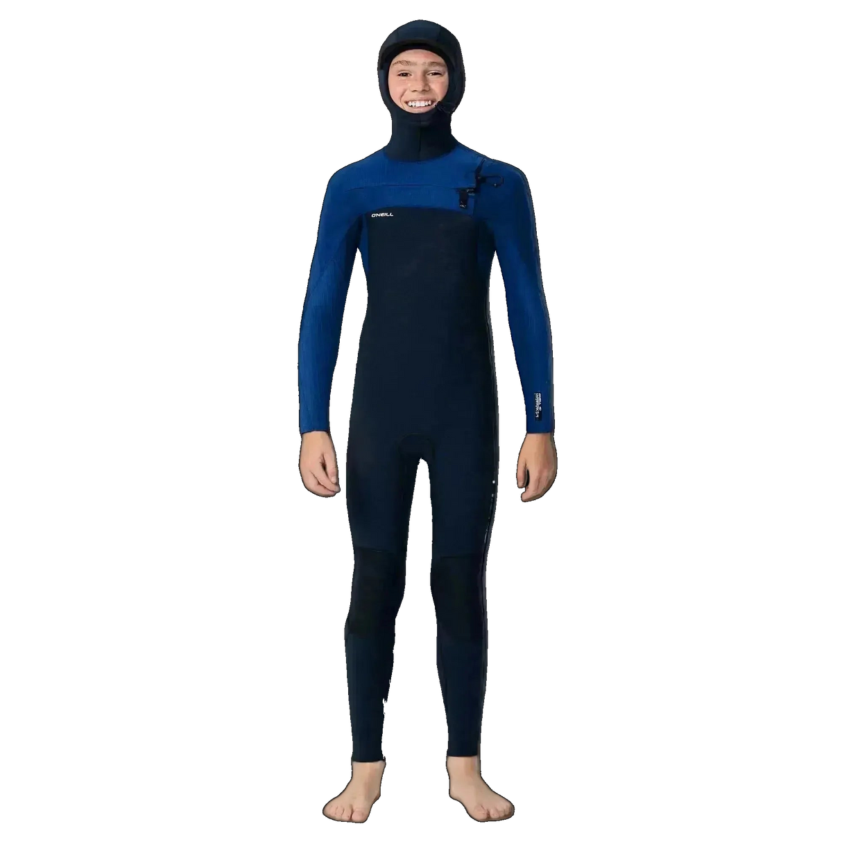 Traje Neopreno Niño Hyperfreak 5/4mm Chest Zip Hood Twilight Blue O'Neill