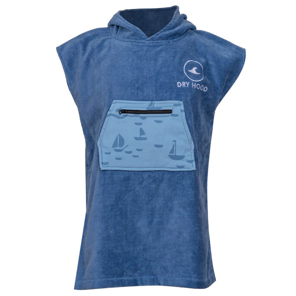 Poncho Toalla Niño Blue Nuevo Modelo Dryhood