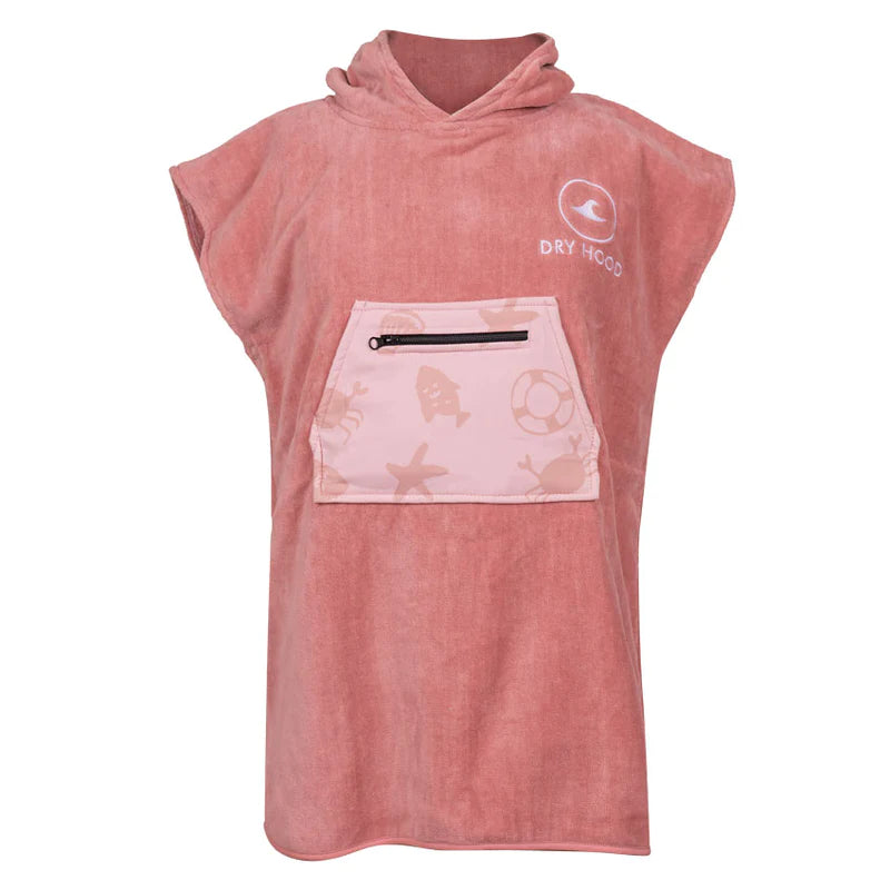 Poncho Toalla Niño Pink Nuevo Modelo Dryhood