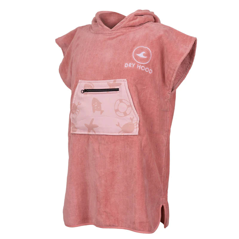 Poncho Toalla Niño Pink Nuevo Modelo Dryhood