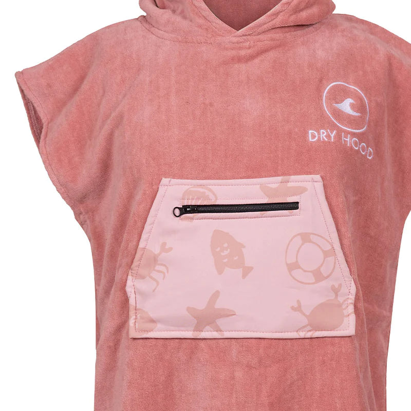 Poncho Toalla Niño Pink Nuevo Modelo Dryhood