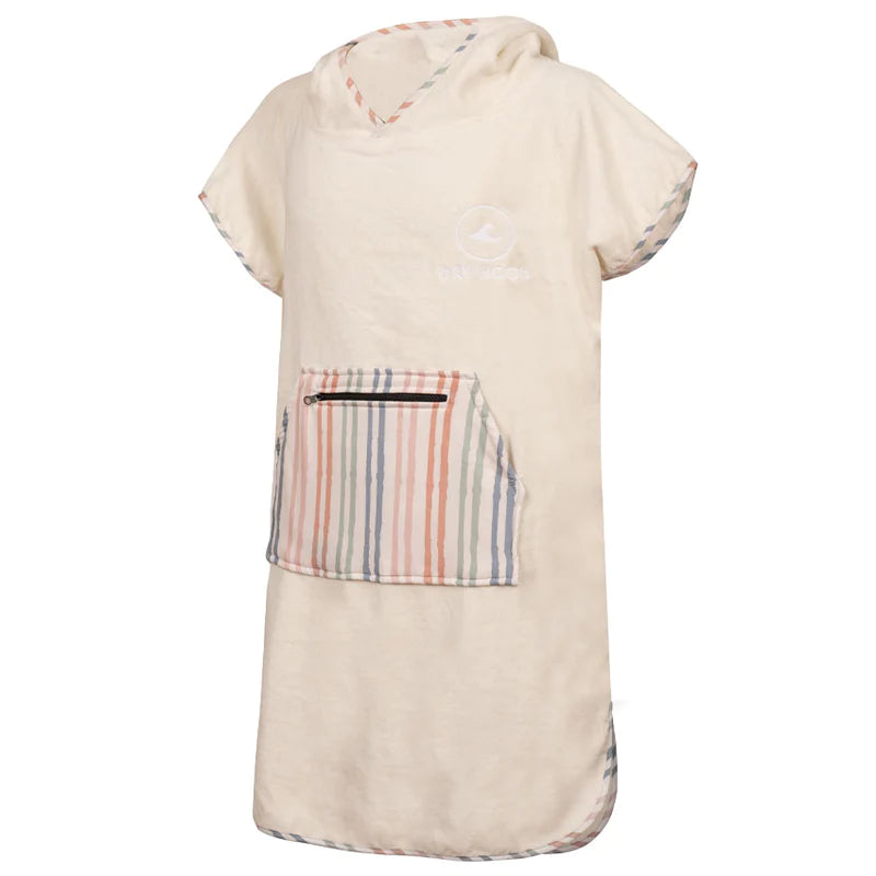 Poncho Toalla Cream Nuevo Modelo Dryhood