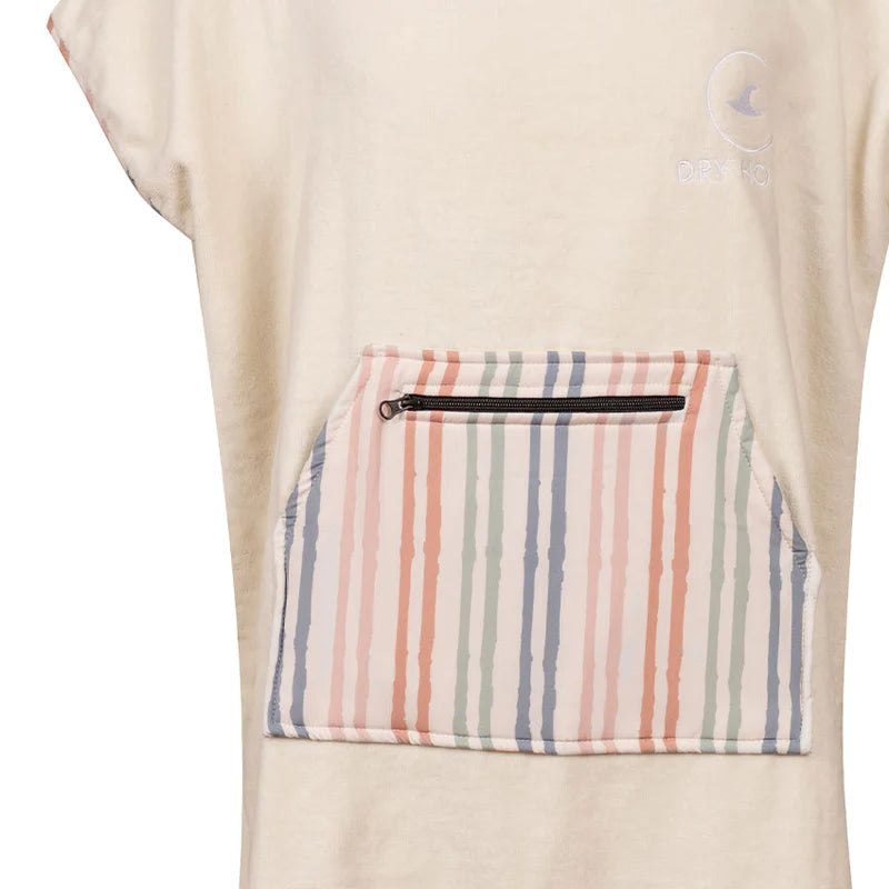 Poncho Toalla Cream Nuevo Modelo Dryhood